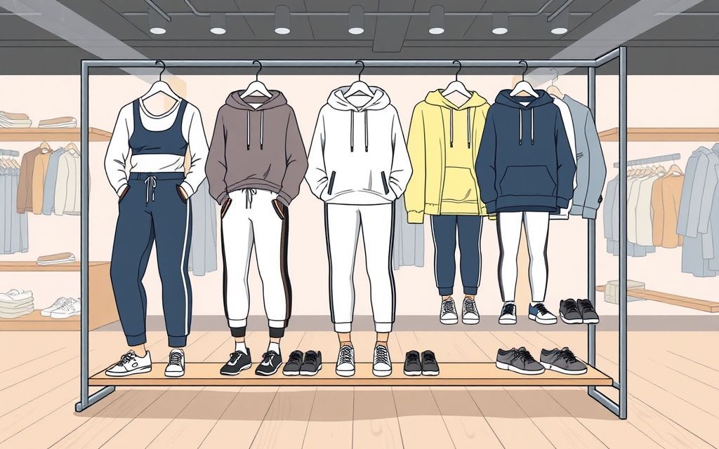 Athleisure rail